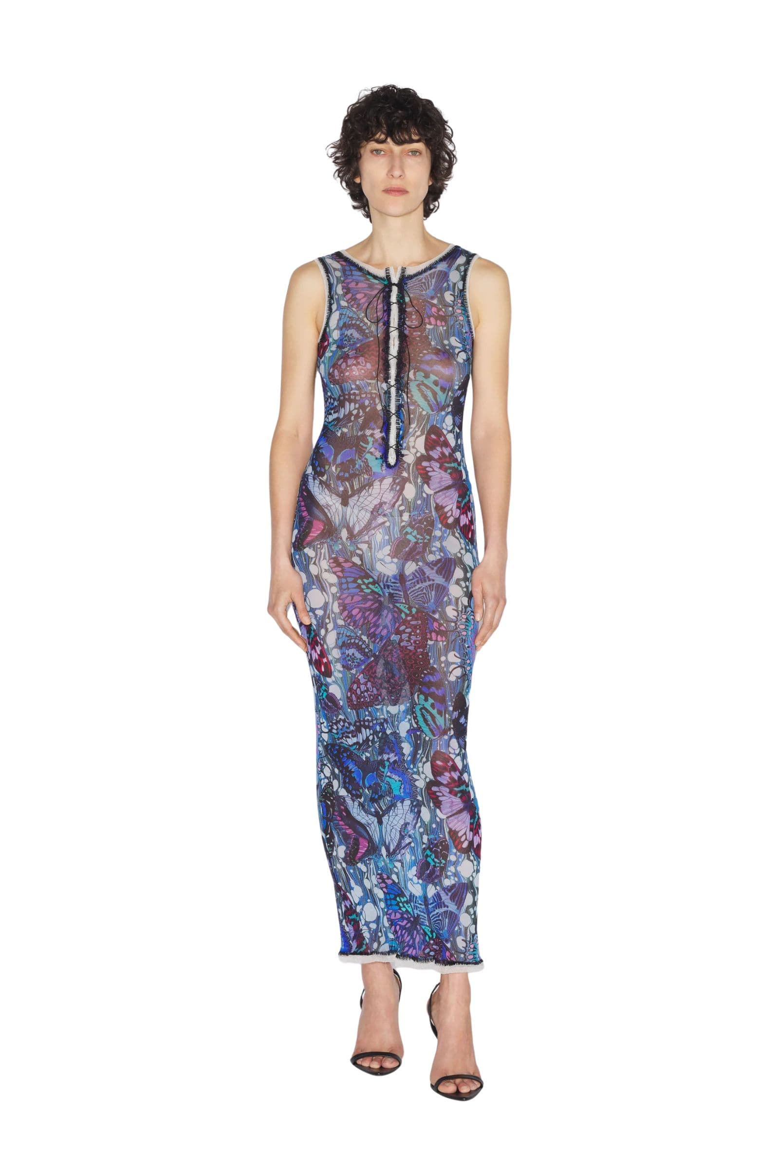 Robe Papillon Bleue
