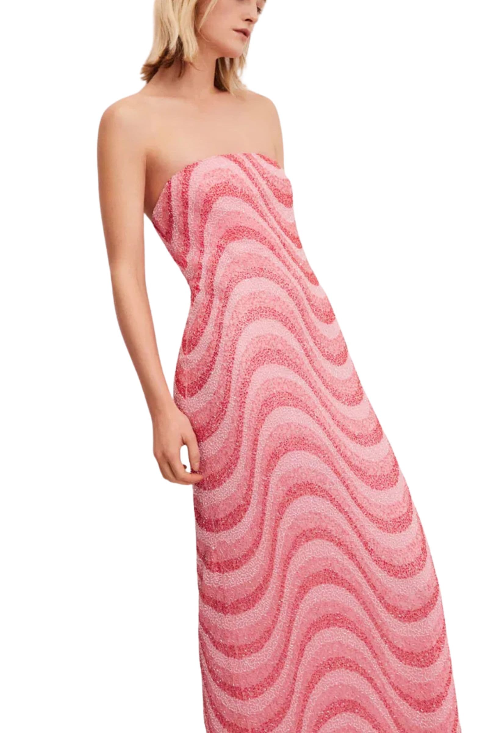 Loue Strapless beaded dress | Extended