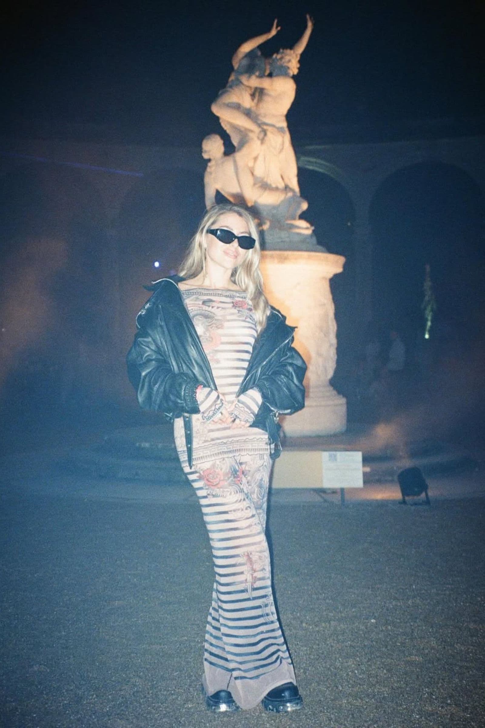 Loue Jean Paul Gaultier Mariniere Maxi Dress | Extended