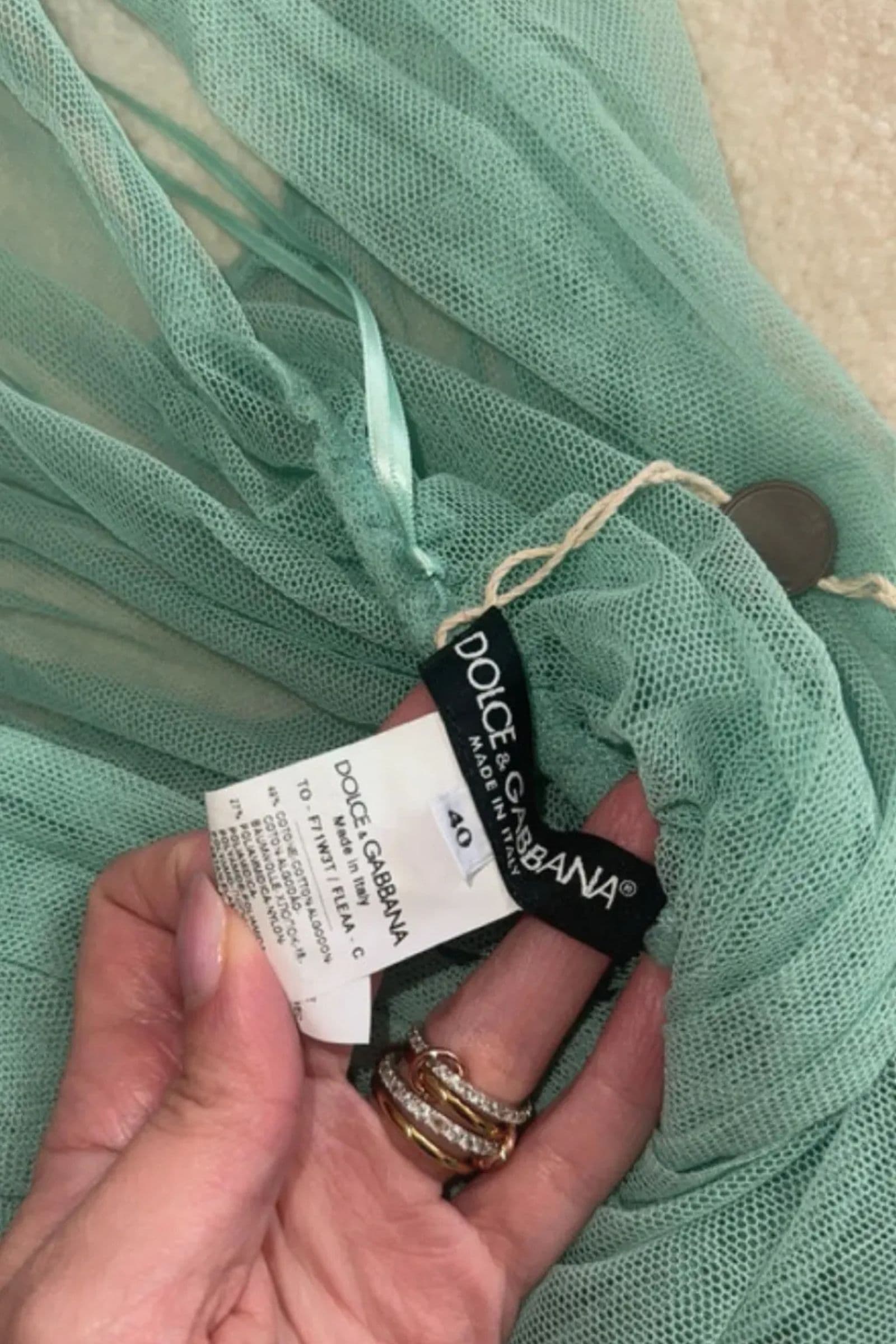 Loue Dolce&Gabbana mesh top | Extended