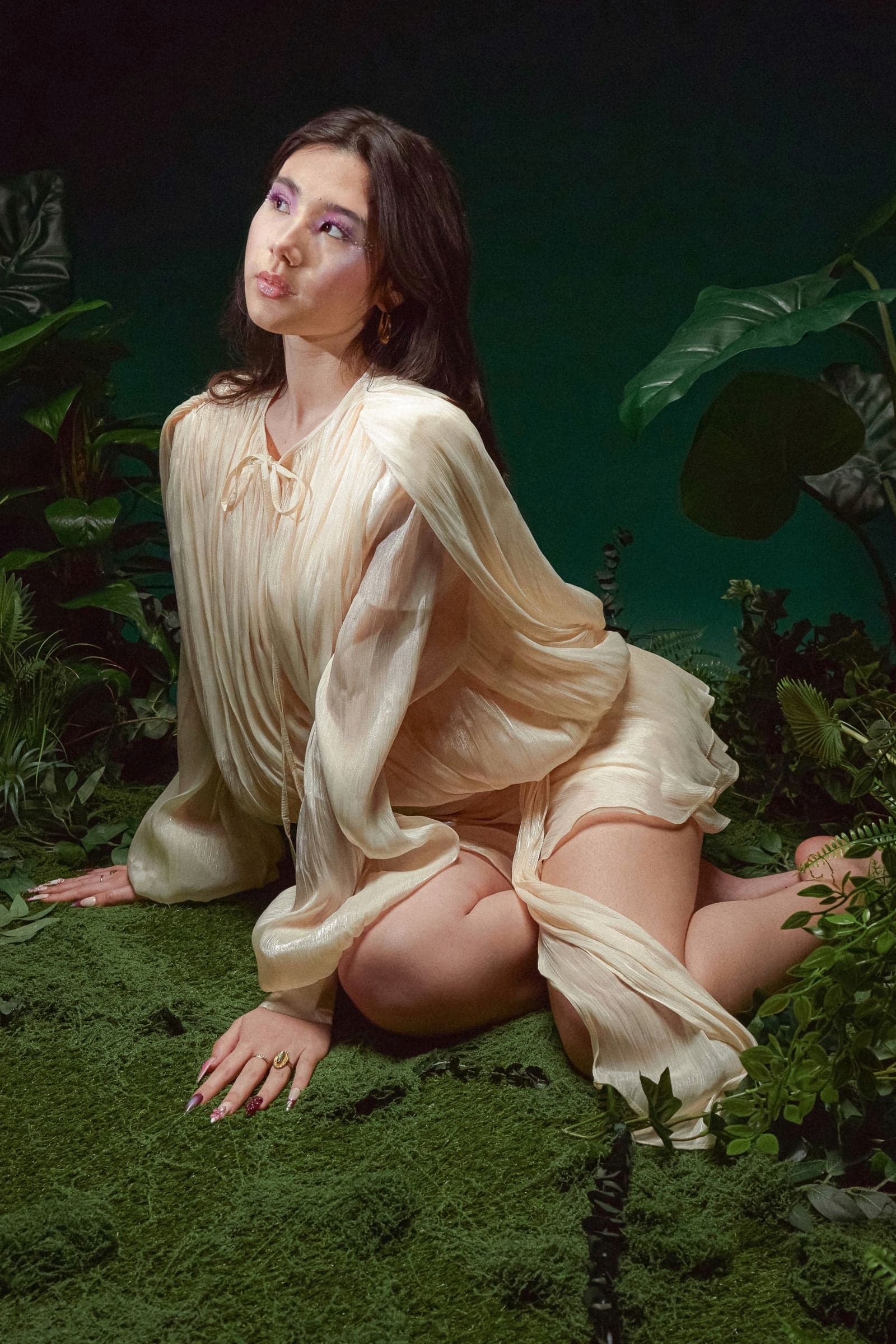 Loue Robe Eugenie Beige | Extended