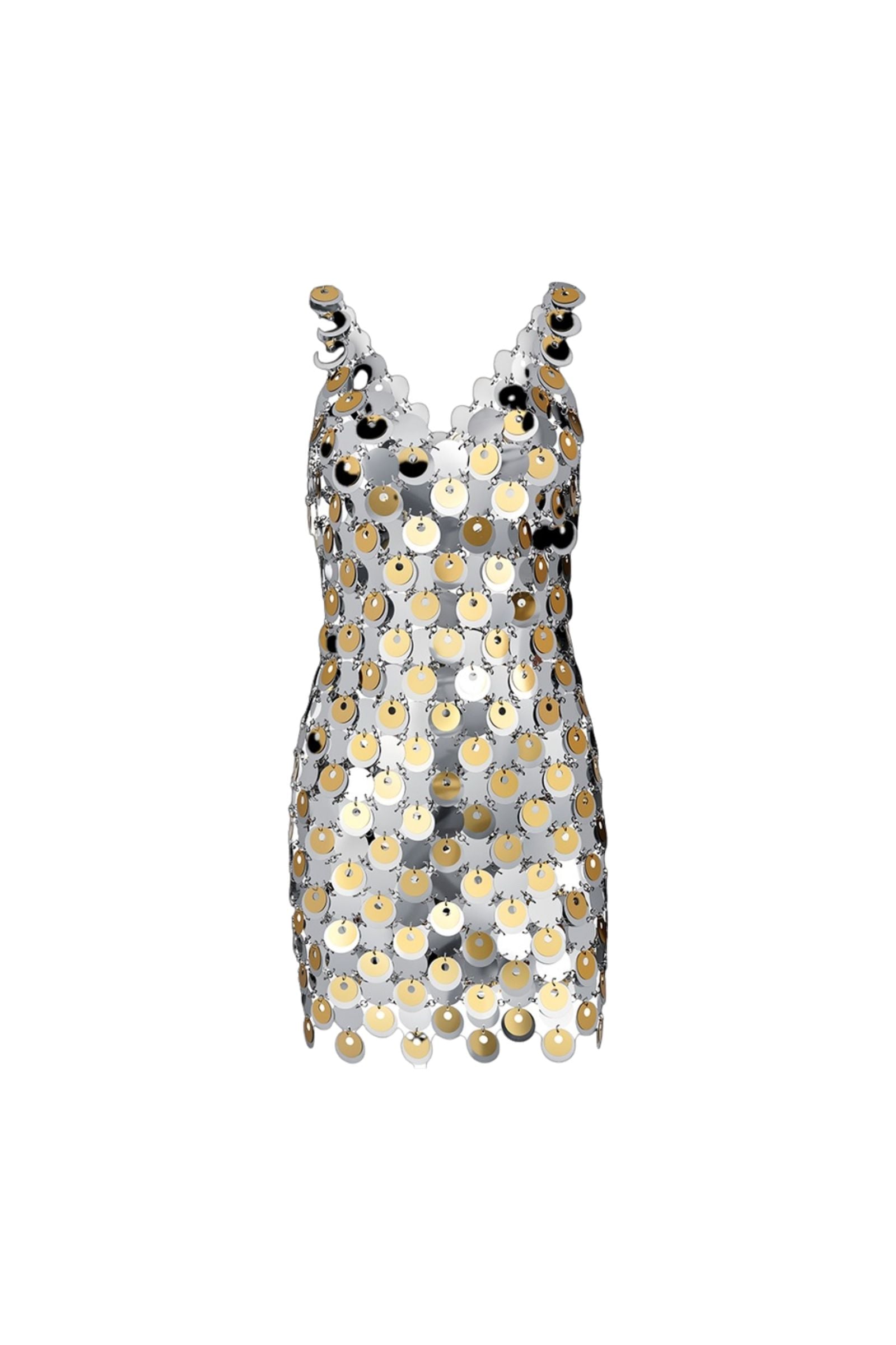 Loue Mini robe à sequins rabanne H&M | Extended