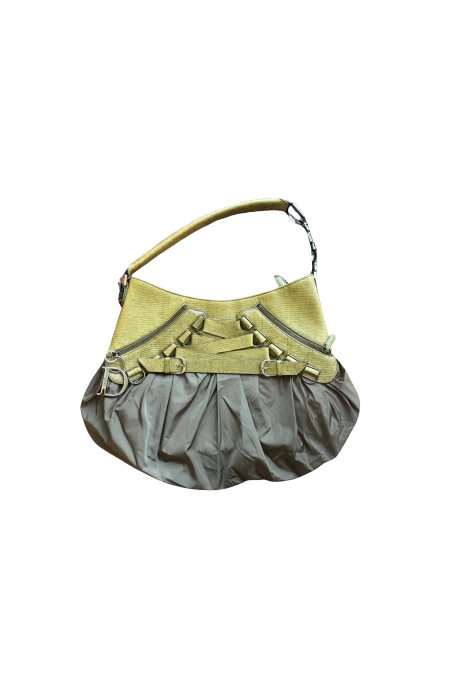 Loue Sac Dior Ballet Corset bag- Python & Nylon - Archive John Galliano | Extended