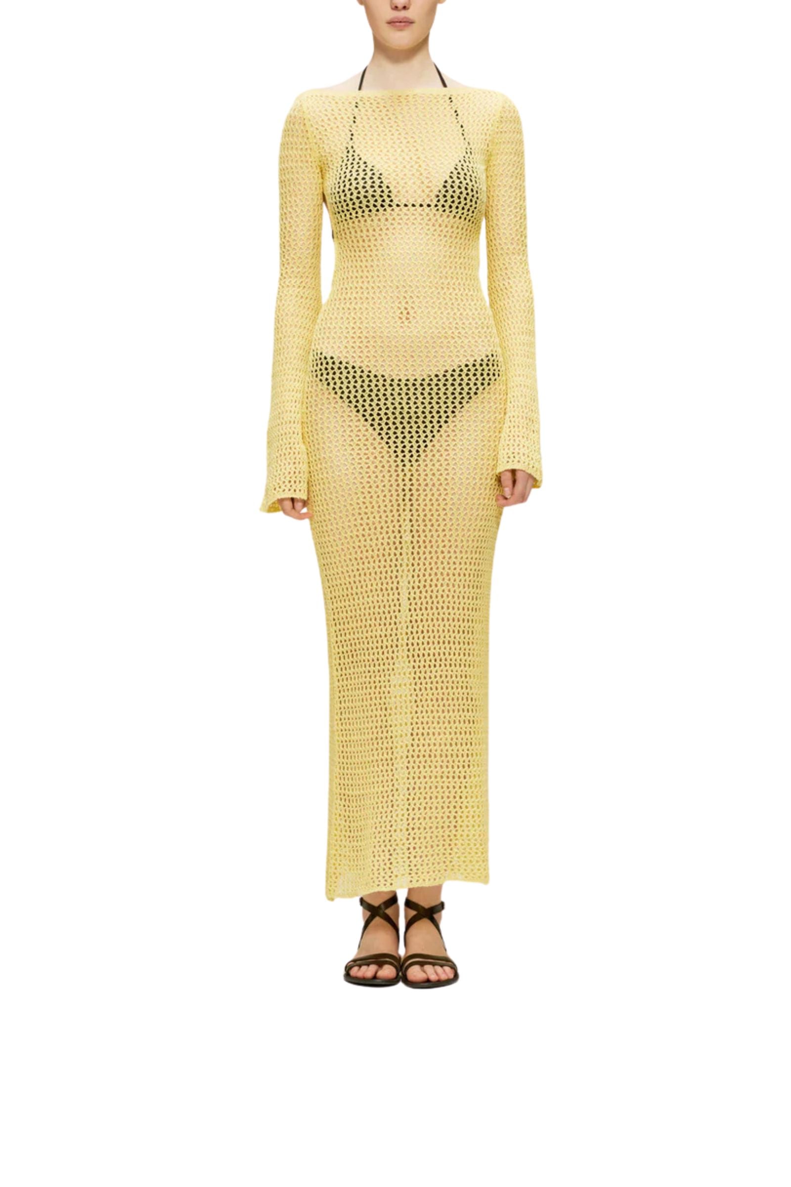 Loue Robe de plage jaune | Extended