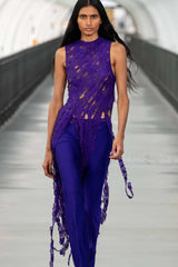 Vaillant Twisted All Over Lace Top