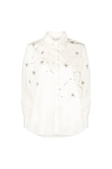 Chemise Blanche Ornée de Strass