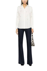 Chemise Blanche Ornée de Strass