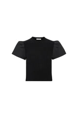 T-Shirt à Manches Évasées