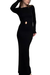 Courreges Maxi Robe avec Découpe
