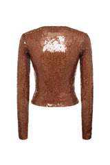 Top à paillettes Solaris
