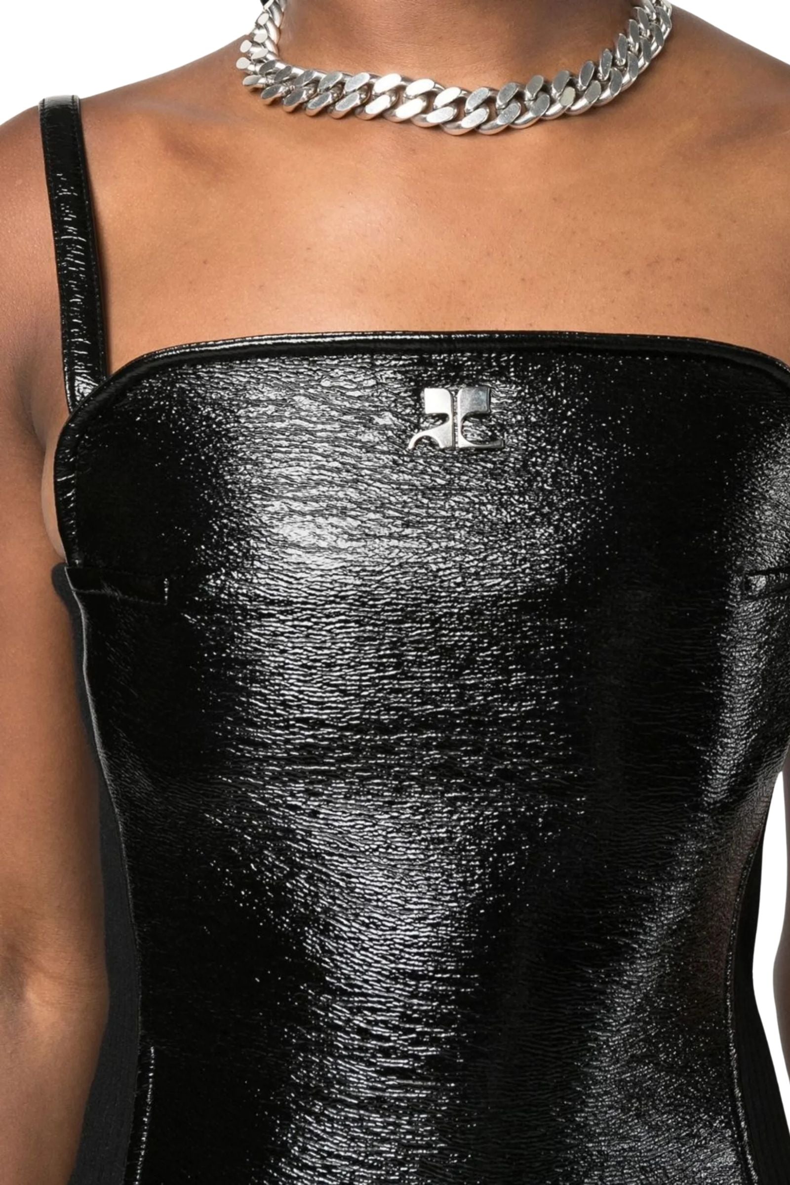 Courrèges Robe à design à empiècements