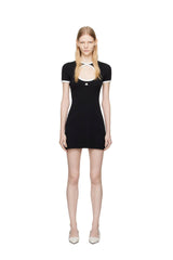 Courrèges Black Circle Minidress